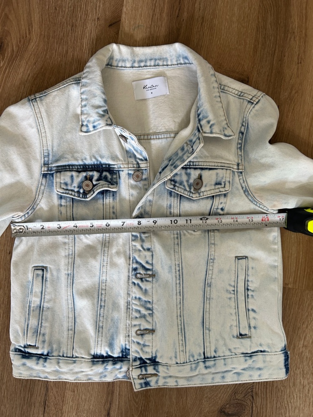 KanCan Light Blue Acid-Wash Denim Jacket - Picture 7 of 8